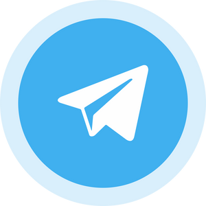  Graphic Design Circled Telegram Logo